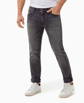 BRAX Herren Jeans CHUCK stone grey used Hi-Flex